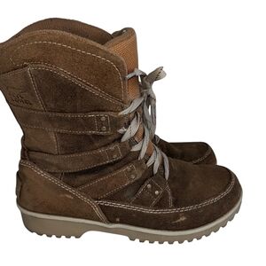 Sorel Tan Women's Boots NL2208 286 Winter lace Up Size 7.5